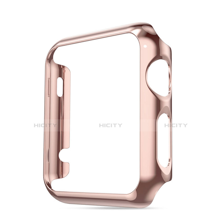 Etui Bumper Luxe Aluminum Metal pour Apple iWatch 2 38mm Rose Plus