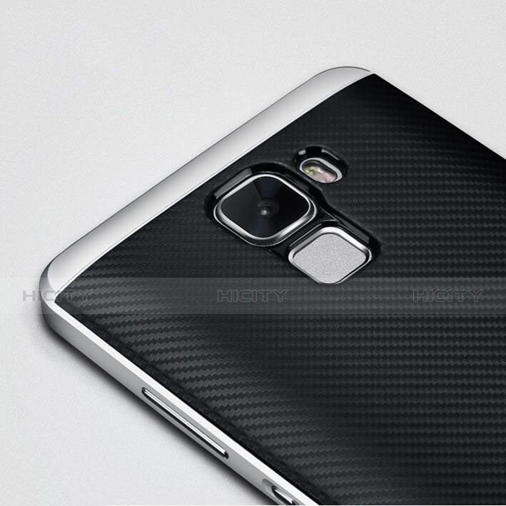 Etui Bumper Luxe Aluminum Metal pour Huawei Honor 7 Dual SIM Noir Plus