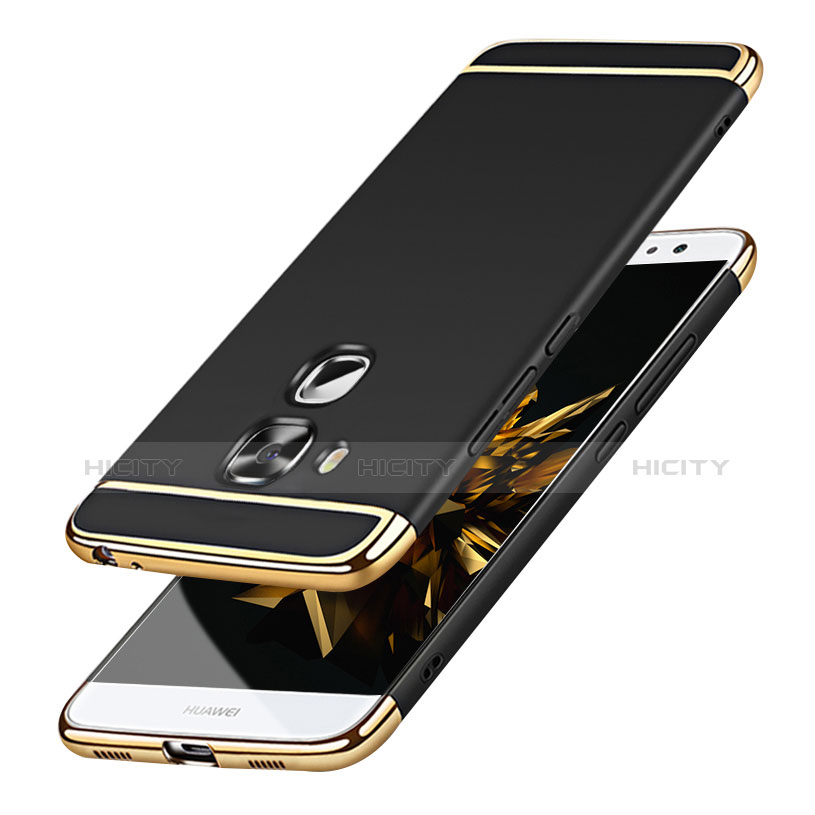 Etui Bumper Luxe Metal et Plastique M01 pour Huawei Nova Plus Noir Plus