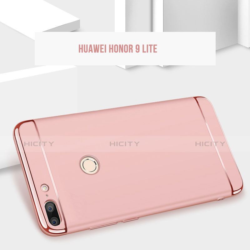 Etui Bumper Luxe Metal et Plastique pour Huawei Honor 9 Lite Rose Plus