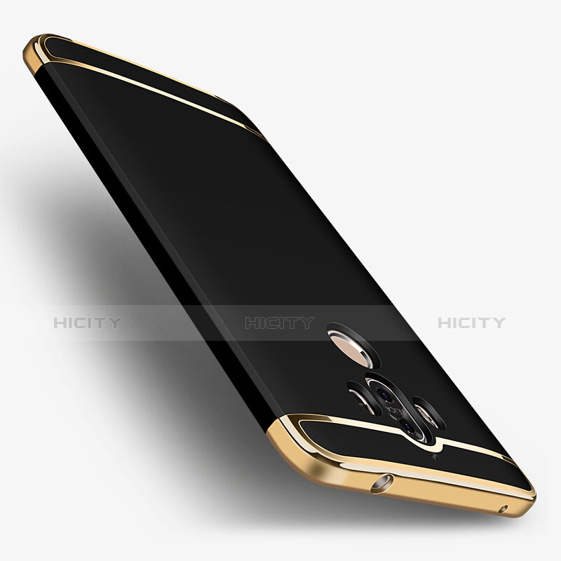 Etui Bumper Luxe Metal et Plastique pour Huawei Mate 9 Noir Plus