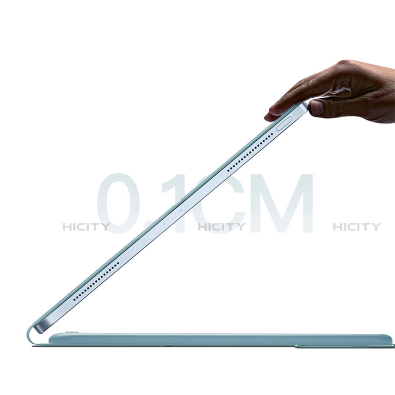 Etui Clapet Portefeuille Livre Cuir avec Clavier K01 pour Apple iPad Air 4 10.9 (2020) Plus