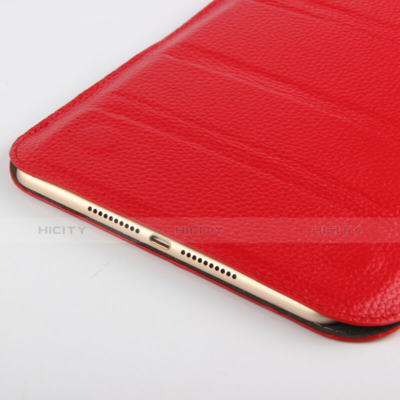 Etui Clapet Portefeuille Livre Cuir L07 pour Huawei MediaPad M5 8.4 SHT-AL09 SHT-W09 Rouge Plus