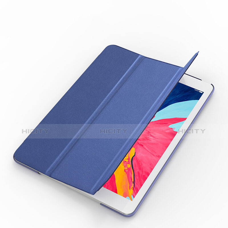 Etui Clapet Portefeuille Livre Cuir pour Apple iPad Mini 5 (2019) Bleu Plus