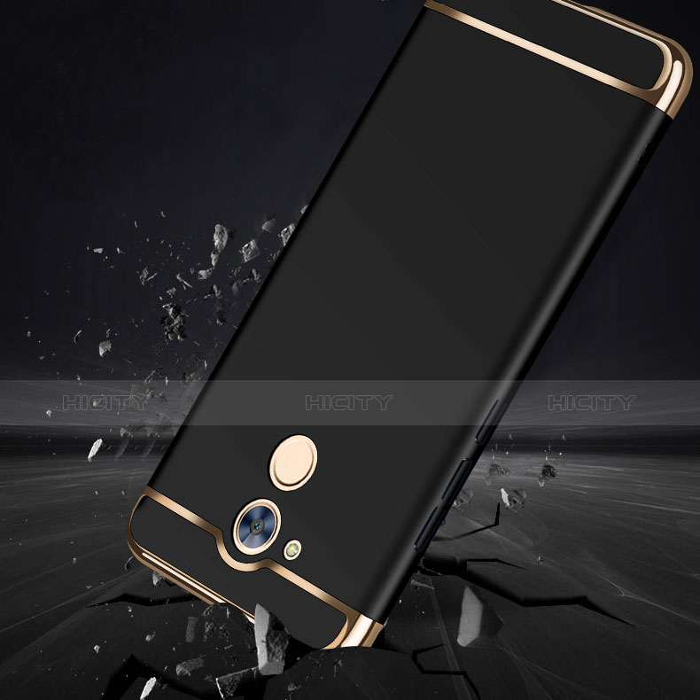 Etui Luxe Aluminum Metal pour Huawei Enjoy 6S Noir Plus