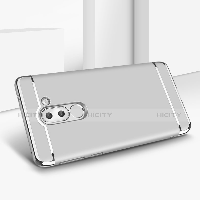 Etui Luxe Aluminum Metal pour Huawei Honor 6X Argent Plus