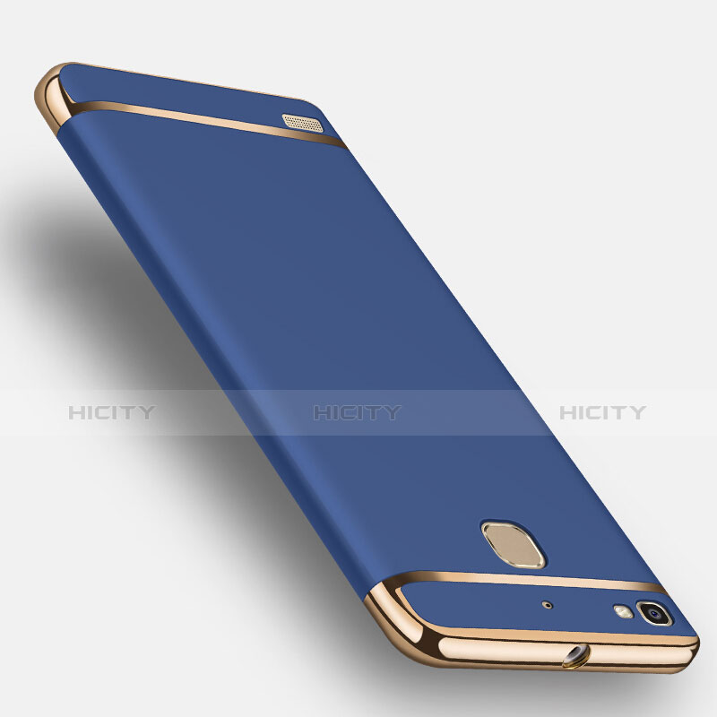 Etui Luxe Aluminum Metal pour Huawei P8 Lite Smart Bleu Plus