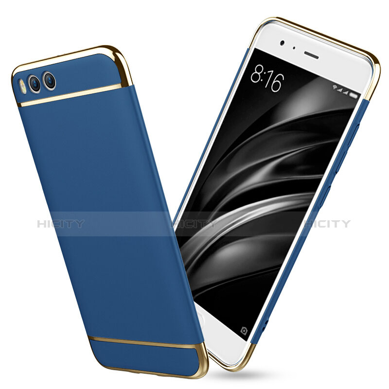 Etui Luxe Aluminum Metal pour Xiaomi Mi 6 Bleu Plus
