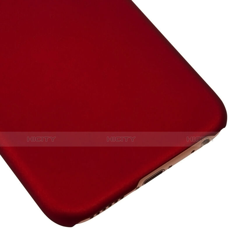 Etui Plastique Rigide avec Trou Mat pour Apple iPhone 6S Plus Rouge Plus