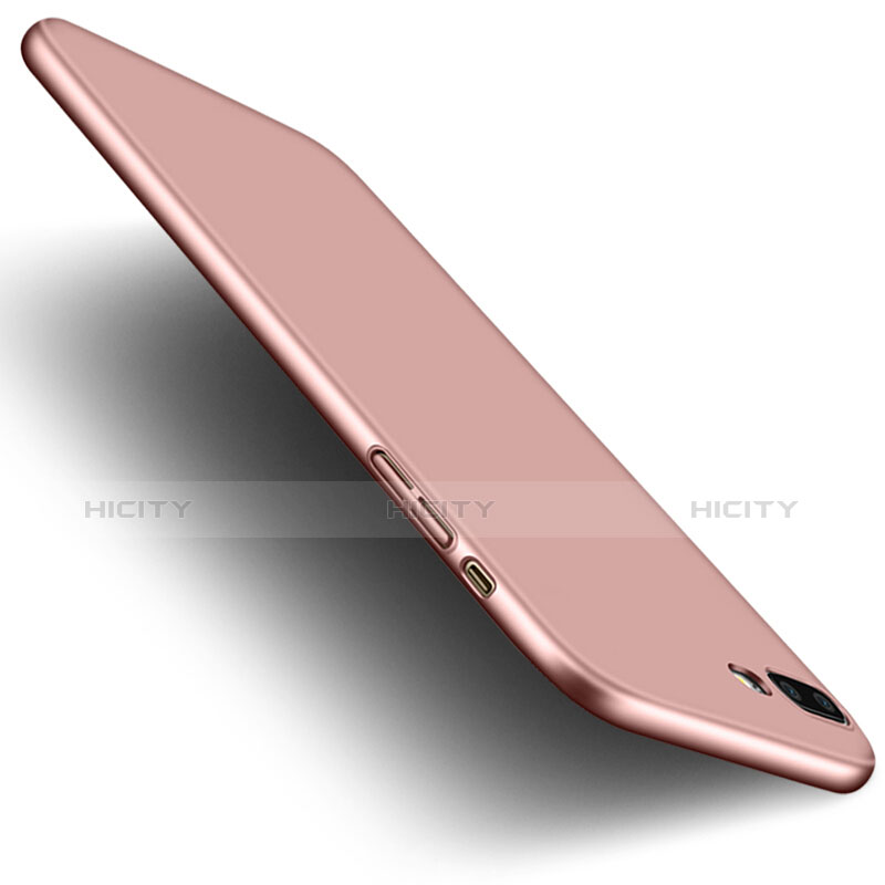 Etui Plastique Rigide Mat et Support Bague Anneau pour Apple iPhone 7 Plus Rose Plus