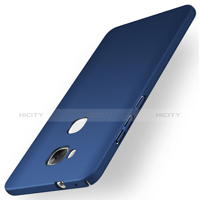 Etui Plastique Rigide Mat M01 pour Huawei Honor 5X Bleu Plus