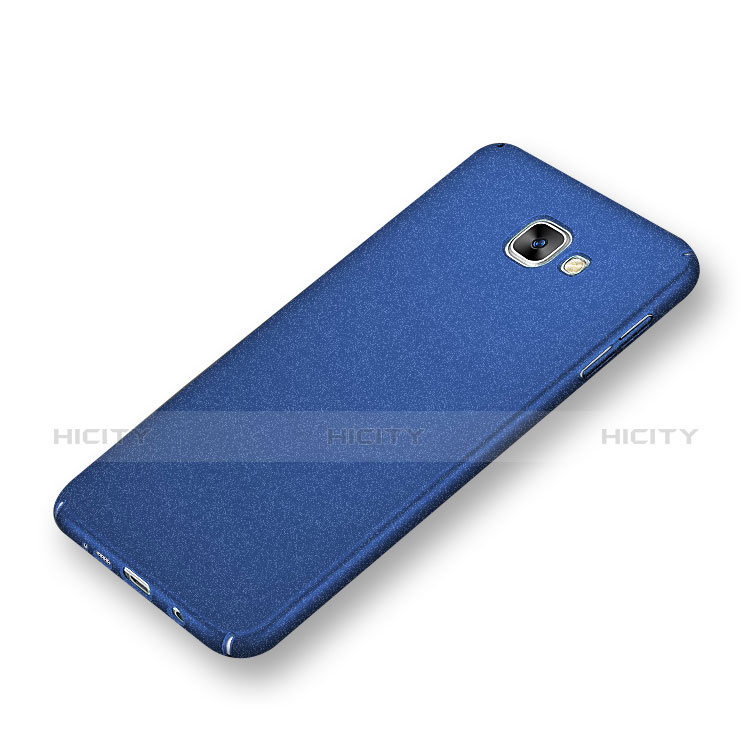 Etui Plastique Rigide Mat M01 pour Samsung Galaxy A9 Pro (2016) SM-A9100 Bleu Plus