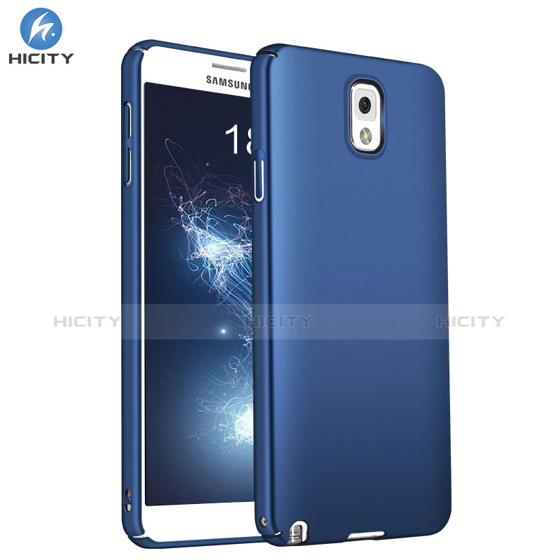 Etui Plastique Rigide Mat M01 pour Samsung Galaxy Note 3 N9000 Bleu Plus