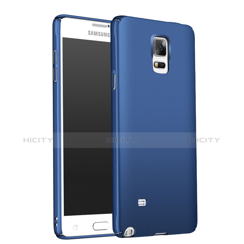 Etui Plastique Rigide Mat M01 pour Samsung Galaxy Note 4 Duos N9100 Dual SIM Bleu Plus