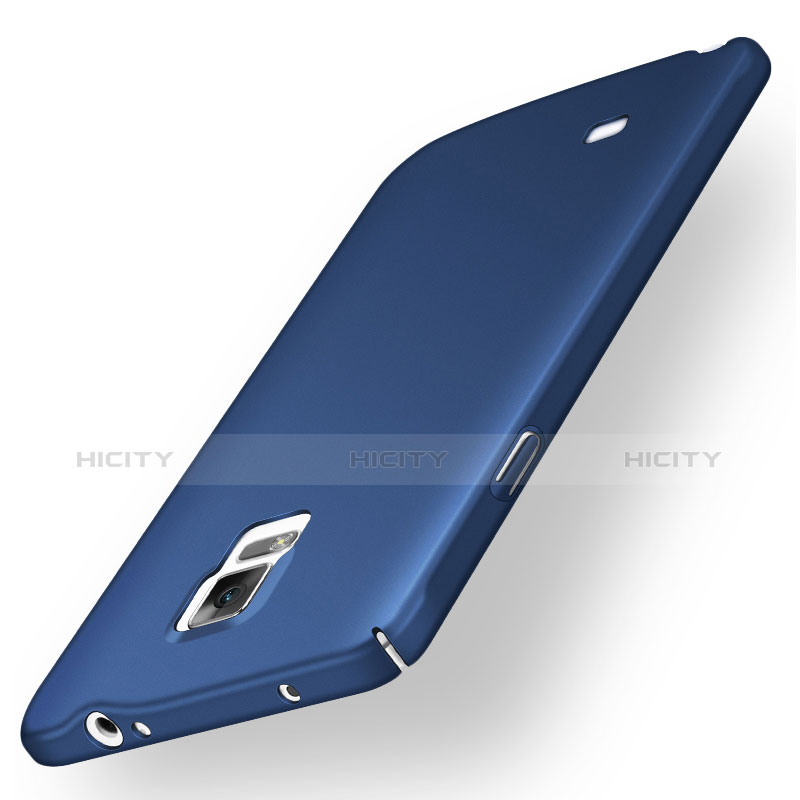Etui Plastique Rigide Mat M01 pour Samsung Galaxy Note 4 Duos N9100 Dual SIM Bleu Plus