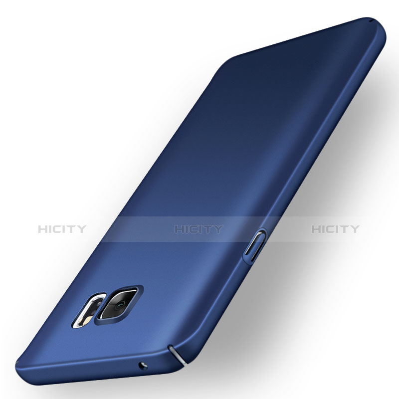 Etui Plastique Rigide Mat M01 pour Samsung Galaxy Note 5 N9200 N920 N920F Bleu Plus