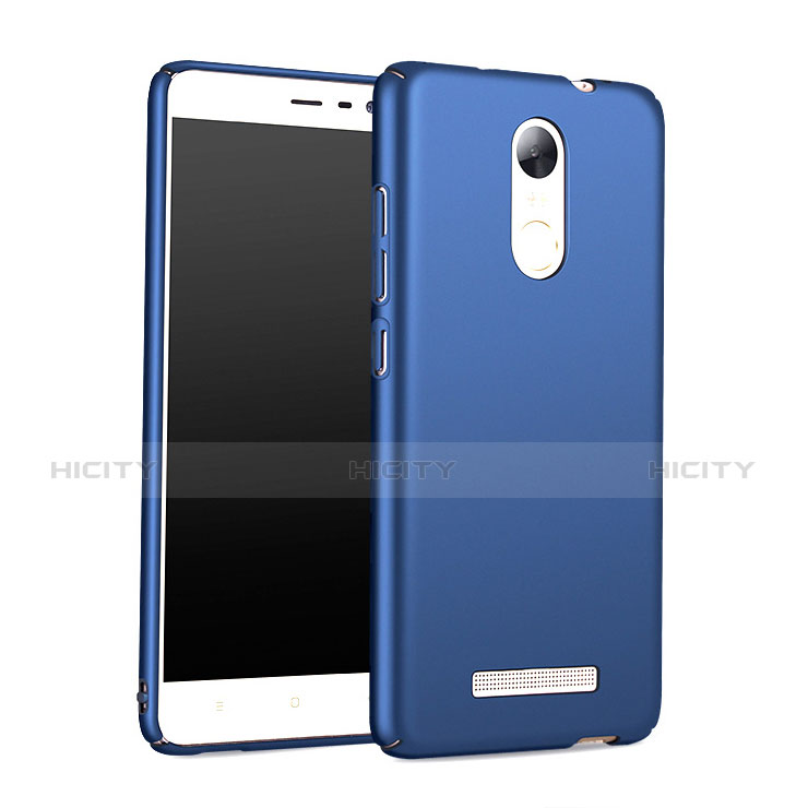 Etui Plastique Rigide Mat M01 pour Xiaomi Redmi Note 3 Pro Bleu Plus