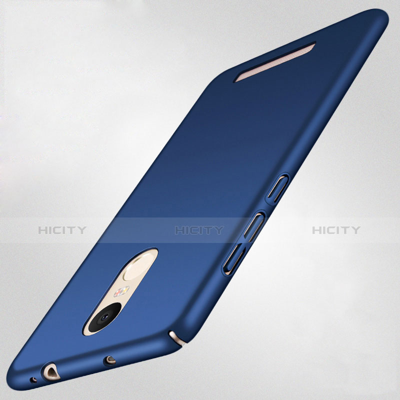 Etui Plastique Rigide Mat M01 pour Xiaomi Redmi Note 3 Pro Bleu Plus
