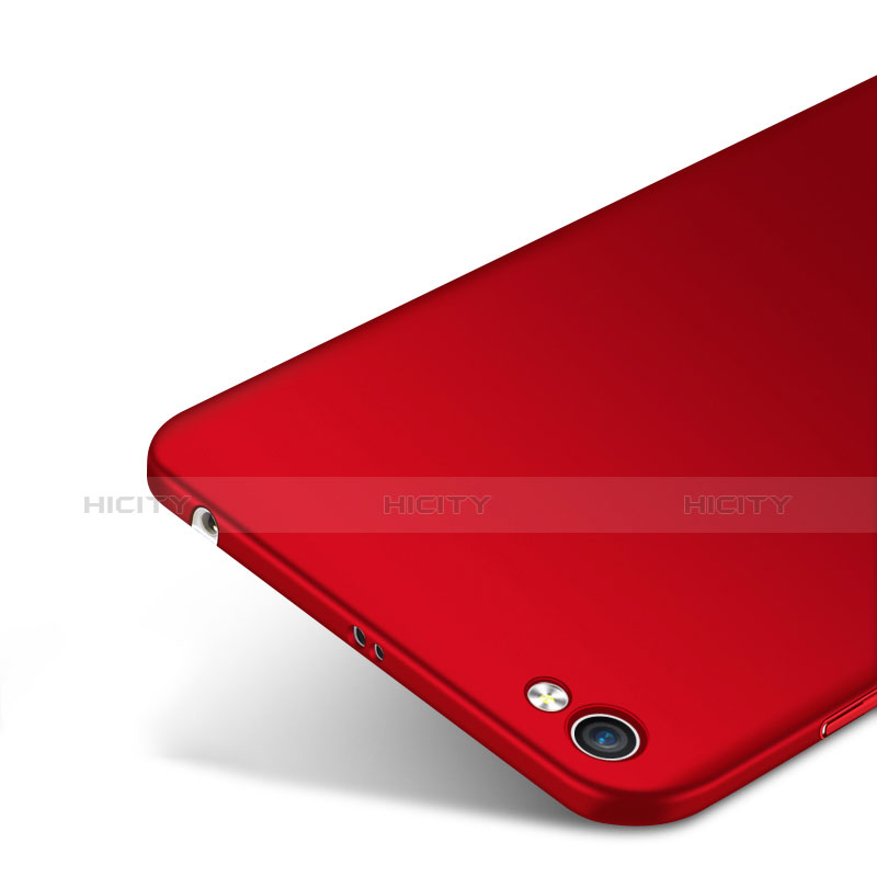 Etui Plastique Rigide Mat M01 pour Xiaomi Redmi Note 5A Standard Edition Rouge Plus