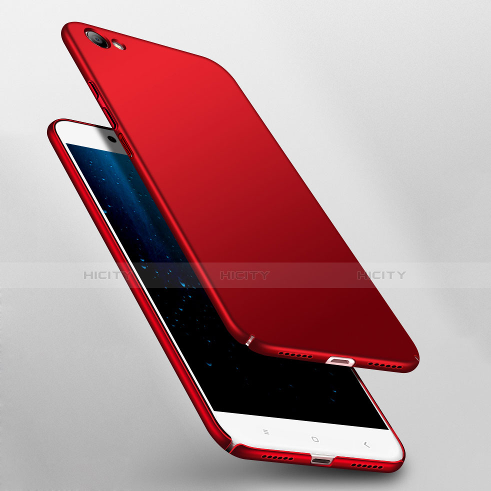 Etui Plastique Rigide Mat M01 pour Xiaomi Redmi Note 5A Standard Edition Rouge Plus