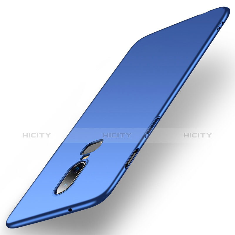 Etui Plastique Rigide Mat M02 pour OnePlus 6 Bleu Plus