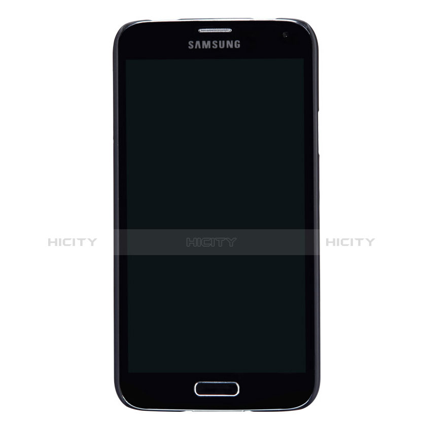Etui Plastique Rigide Mat M02 pour Samsung Galaxy S5 G900F G903F Noir Plus