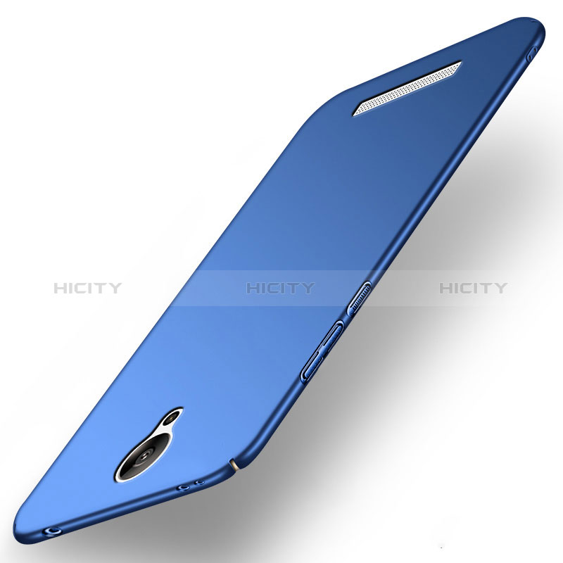 Etui Plastique Rigide Mat M02 pour Xiaomi Redmi Note 2 Bleu Plus