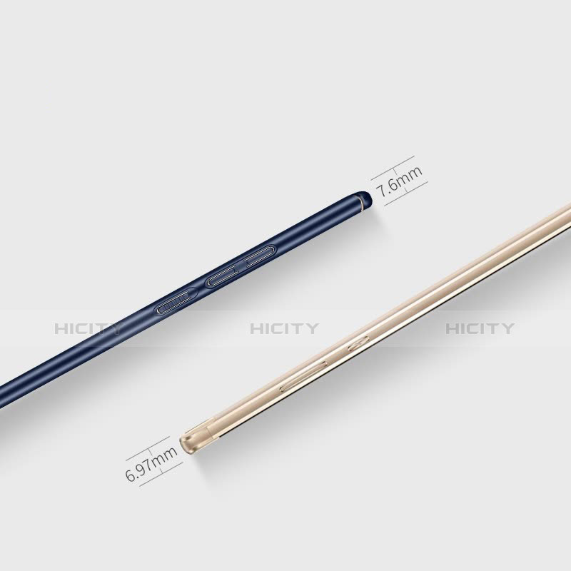 Etui Plastique Rigide Mat M03 pour Huawei Honor 8 Pro Bleu Plus