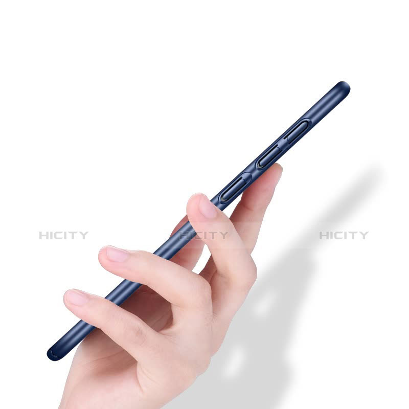 Etui Plastique Rigide Mat M03 pour Huawei P20 Pro Bleu Plus