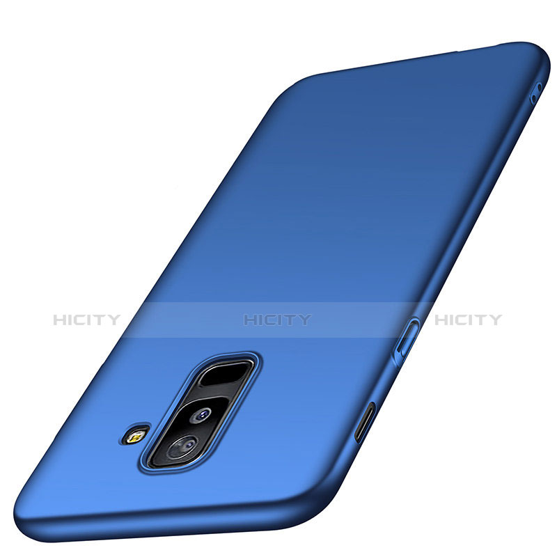 Etui Plastique Rigide Mat M03 pour Samsung Galaxy A6 Plus Bleu Plus