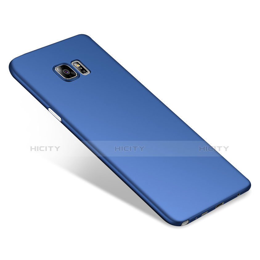 Etui Plastique Rigide Mat M03 pour Samsung Galaxy Note 5 N9200 N920 N920F Bleu Plus