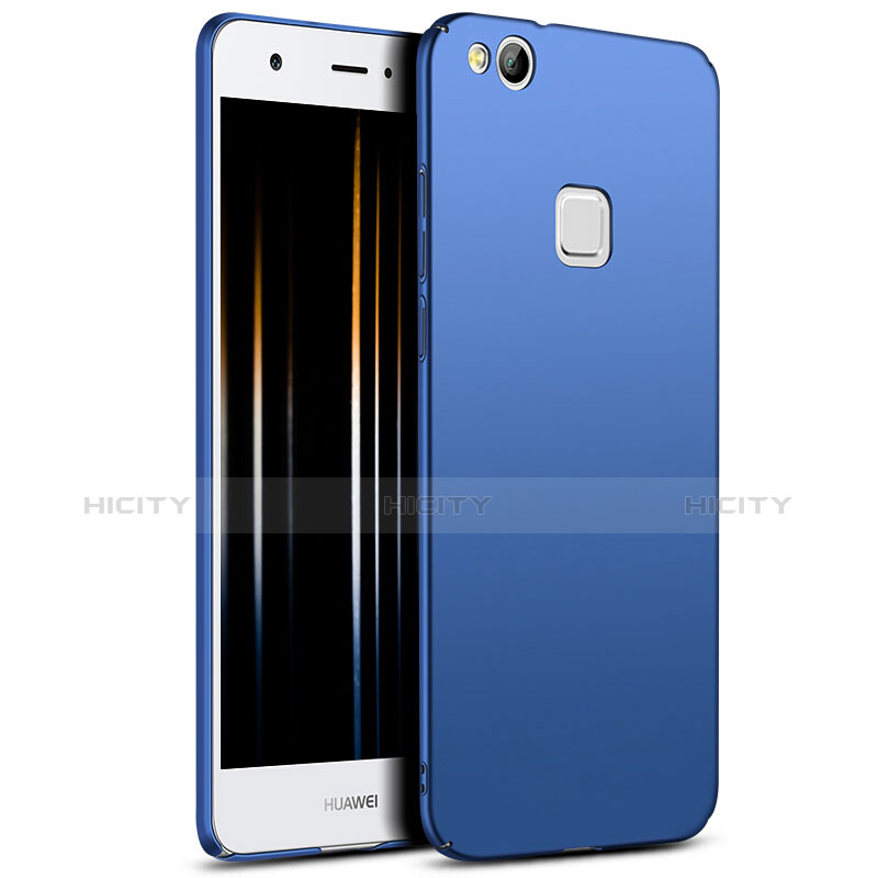 Etui Plastique Rigide Mat M04 pour Huawei P8 Lite (2017) Bleu Plus