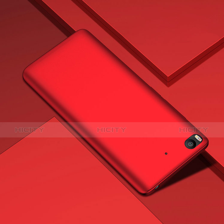 Etui Plastique Rigide Mat M04 pour Xiaomi Mi 5S Rouge Plus
