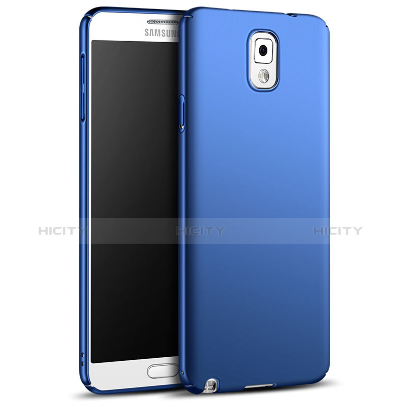 Etui Plastique Rigide Mat M05 pour Samsung Galaxy Note 3 N9000 Bleu Plus