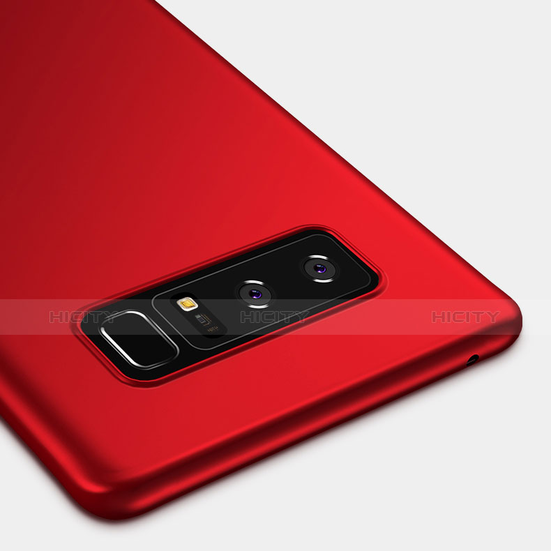 Etui Plastique Rigide Mat M06 pour Samsung Galaxy Note 8 Rouge Plus
