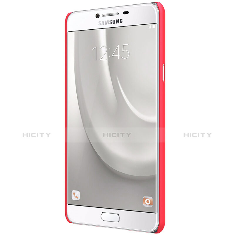 Etui Plastique Rigide Mat M08 pour Samsung Galaxy C5 SM-C5000 Rouge Plus