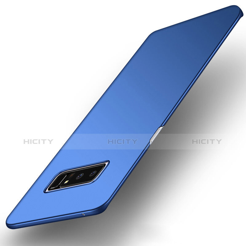 Etui Plastique Rigide Mat M09 pour Samsung Galaxy Note 8 Duos N950F Bleu Plus