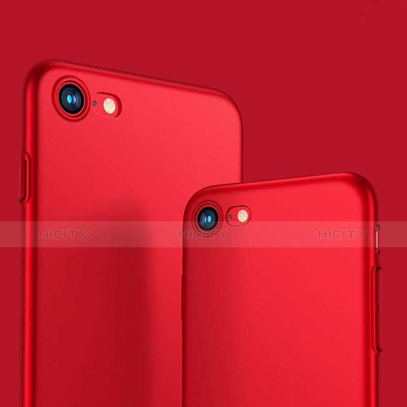 Etui Plastique Rigide Mat M10 pour Apple iPhone 8 Rouge Plus