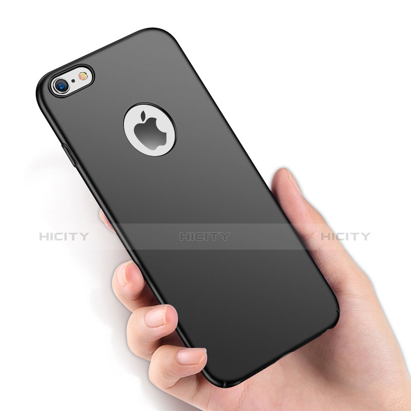 Etui Plastique Rigide Mat P01 pour Apple iPhone 6 Noir Plus