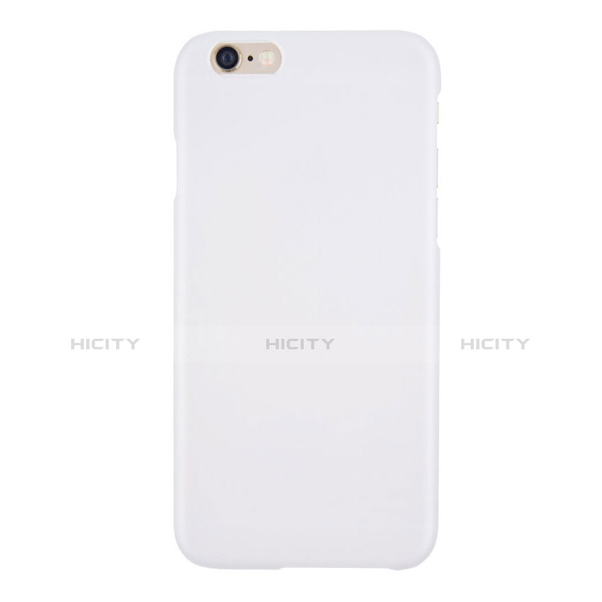Etui Plastique Rigide Mat pour Apple iPhone 6S Plus Blanc Plus