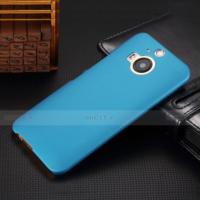 Etui Plastique Rigide Mat pour HTC One M9 Plus Bleu Ciel Plus
