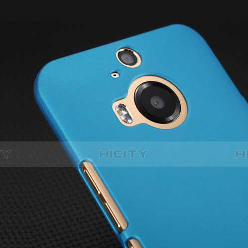 Etui Plastique Rigide Mat pour HTC One M9 Plus Bleu Ciel Plus