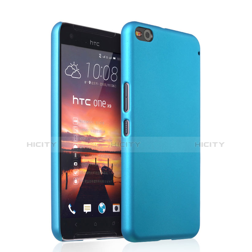 Etui Plastique Rigide Mat pour HTC One X9 Bleu Ciel Plus