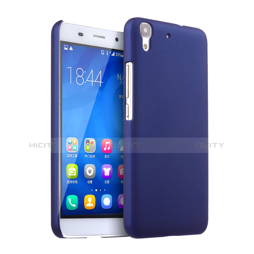 Etui Plastique Rigide Mat pour Huawei Honor 4A Bleu Plus
