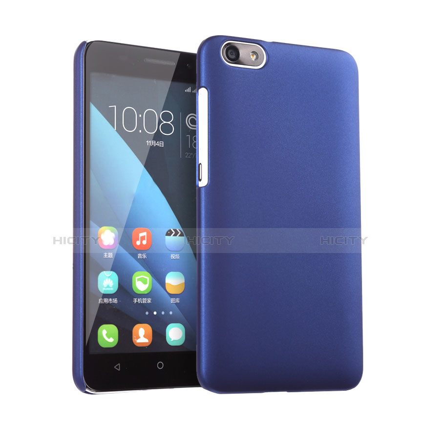 Etui Plastique Rigide Mat pour Huawei Honor 4X Bleu Plus
