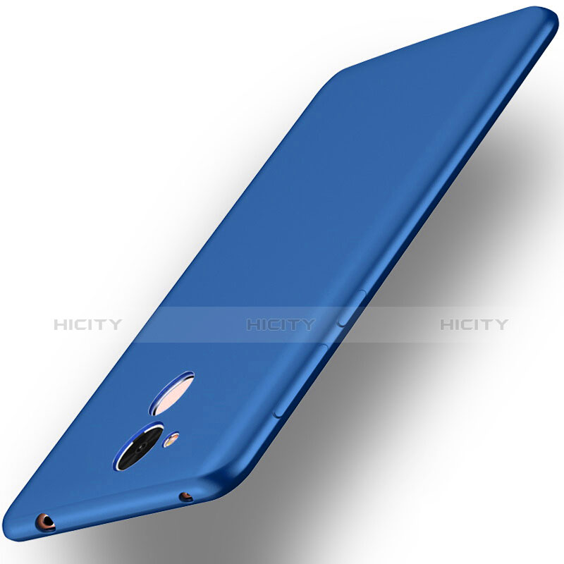 Etui Plastique Rigide Mat pour Huawei Honor 6A Bleu Plus