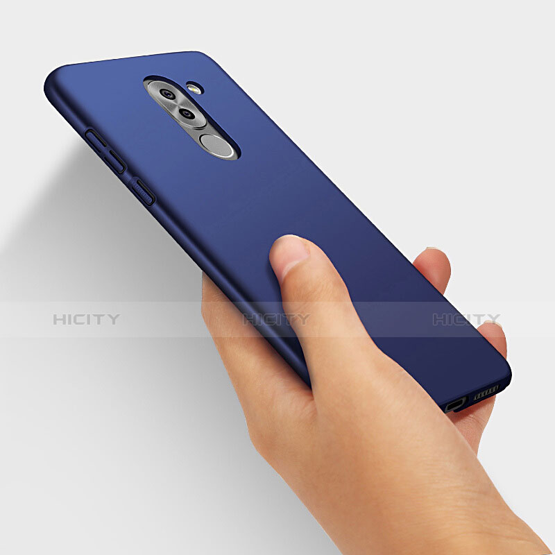 Etui Plastique Rigide Mat pour Huawei Honor 6X Pro Bleu Plus