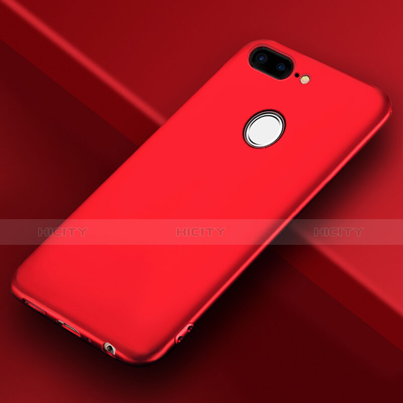 Etui Plastique Rigide Mat pour Huawei Honor 9 Lite Rouge Plus