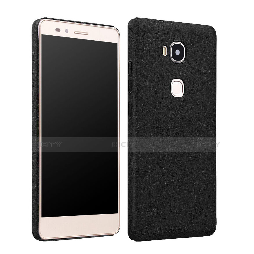 Etui Plastique Rigide Mat pour Huawei Honor X5 Noir Plus