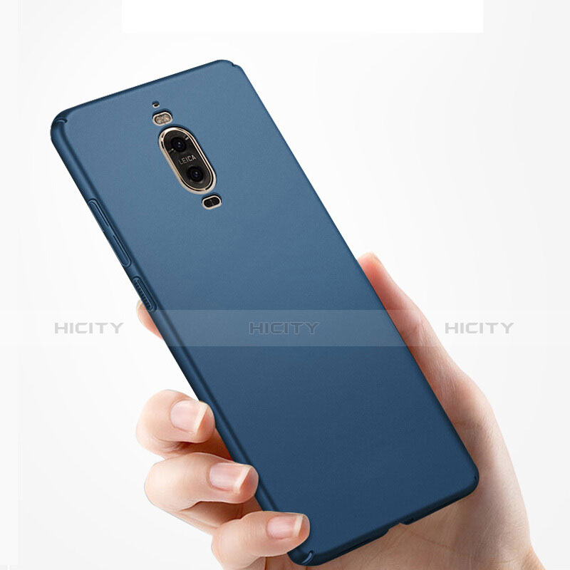 Etui Plastique Rigide Mat pour Huawei Mate 9 Pro Bleu Plus